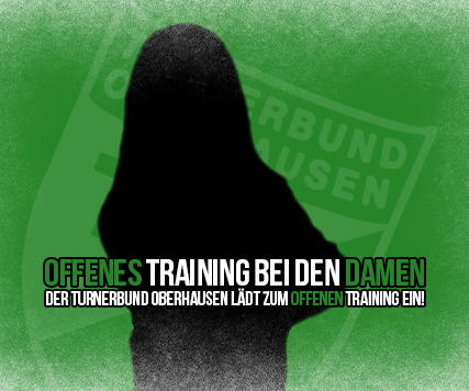 Der Turnerbund Oberhausen lädt zum offenen Training ein!